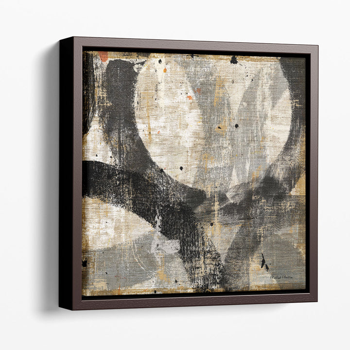 Modern Abstract Artwork – structured neutral-toned design
