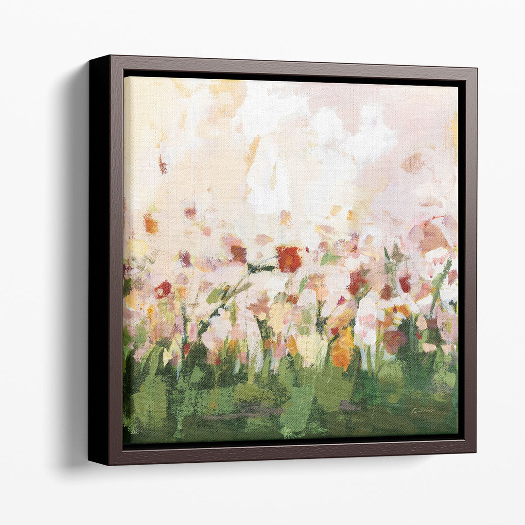 Botanical art prints green neutral blooms