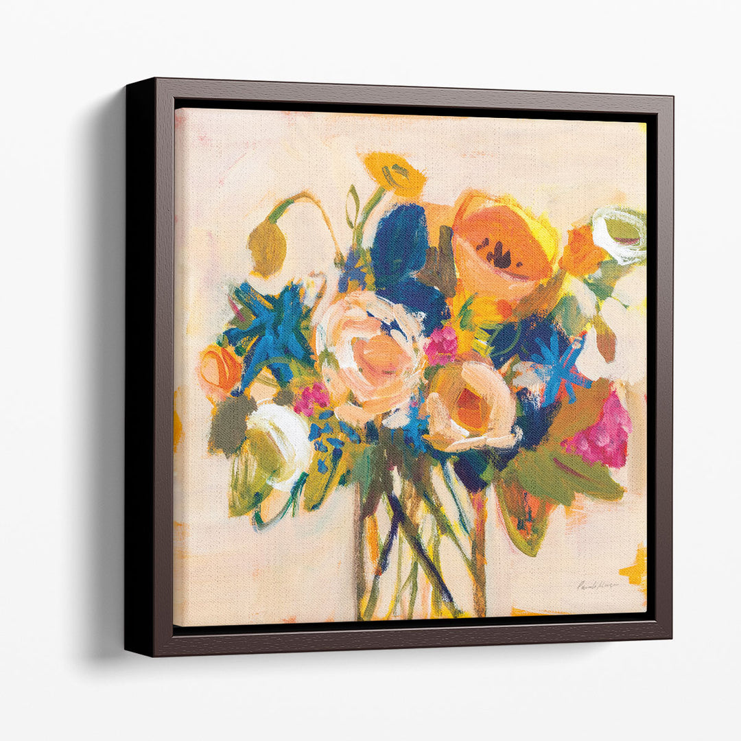 Modern Botanical Prints – bold flower forms with neutral background