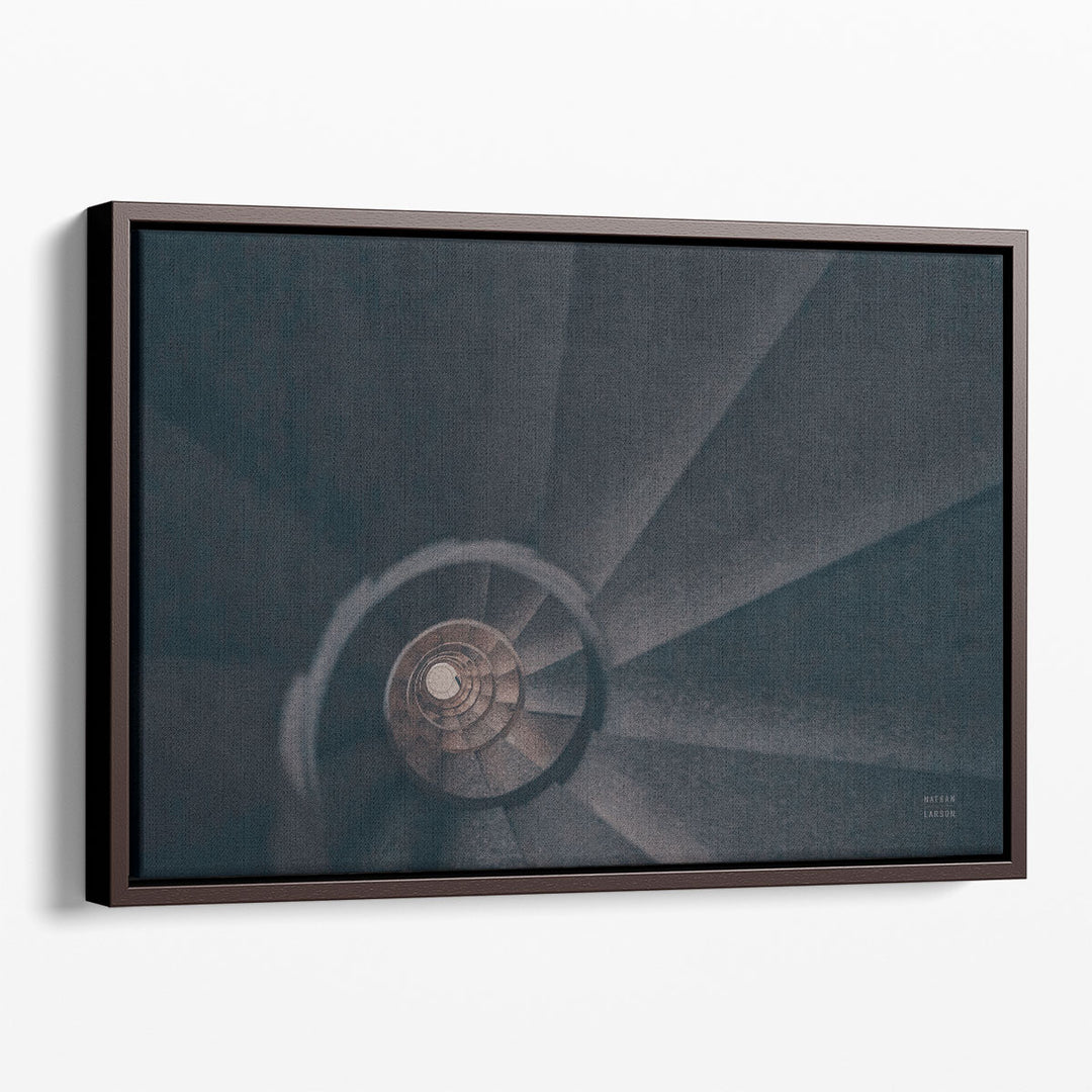 Black Staircase Wall Decor geometric stairway art