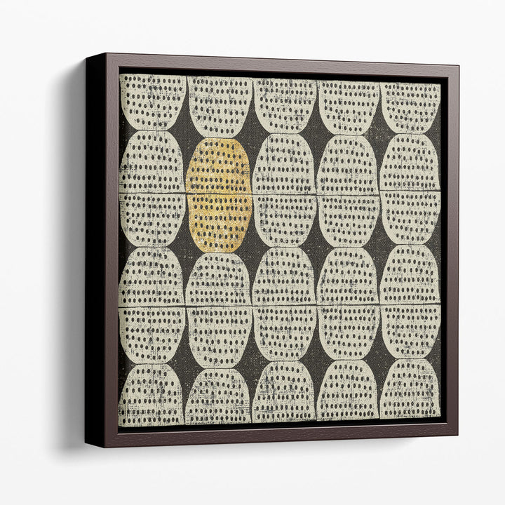 Kitchen Play Pattern II Black and White - Canvas Print Wall Art
