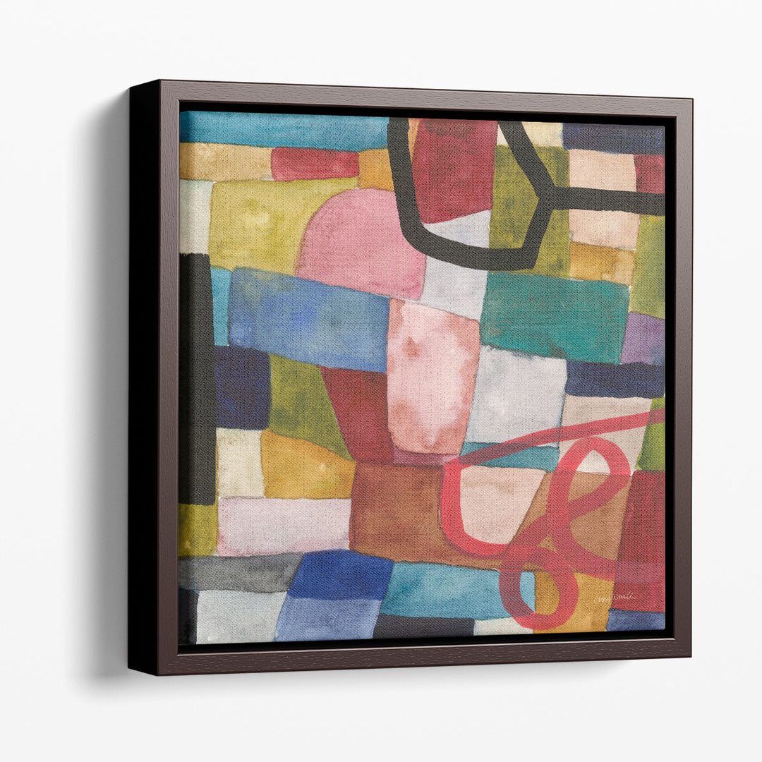 Geometric Canvas Art – bold shapes in bright modern colors