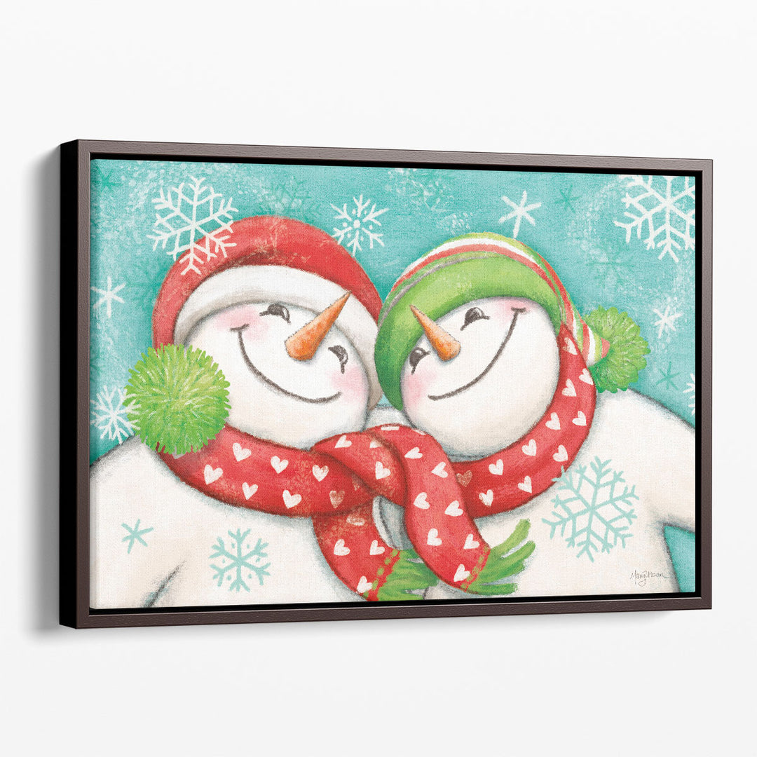 Let it Snow II Eyes Open - Canvas Print Wall Art