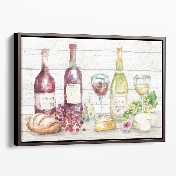 Impressionist Still Life Prints – vineyard brushstroke scene
