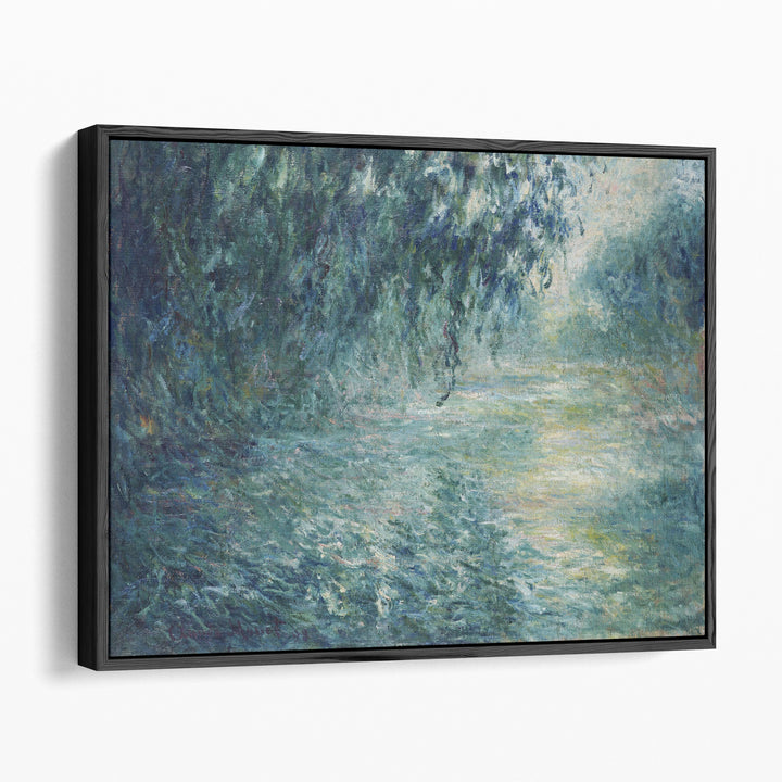 Morning on the Seine in the Rain - Canvas Print Wall Art