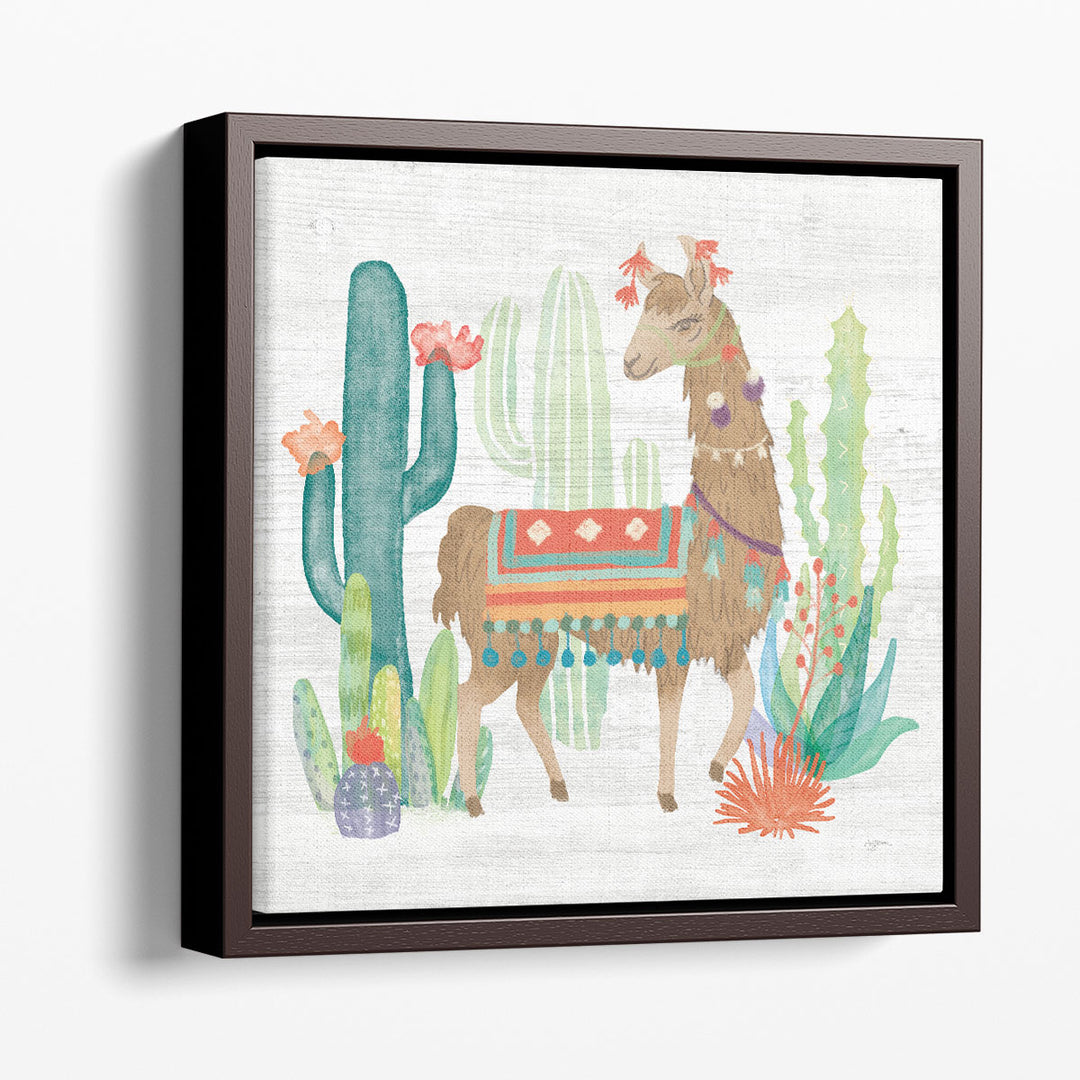 Lovely Llamas III - Canvas Print Wall Art