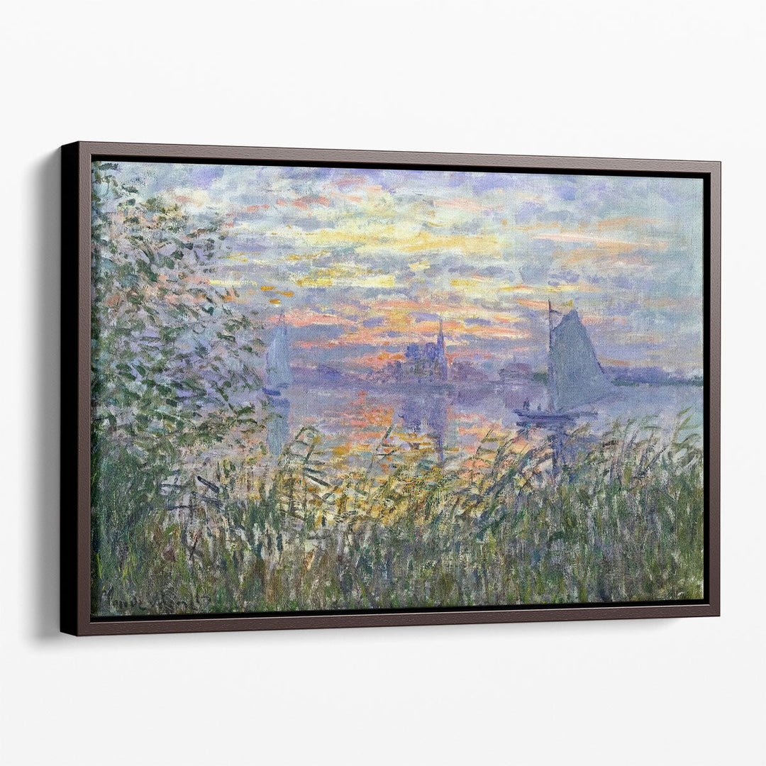 Sunset on the Siene, 1874 - Canvas Print Wall Art