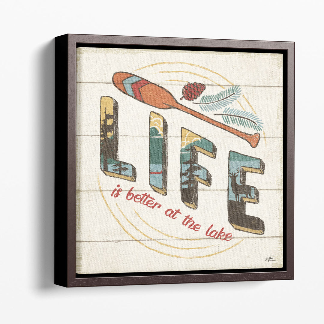 Vintage Lake III - Canvas Print Wall Art