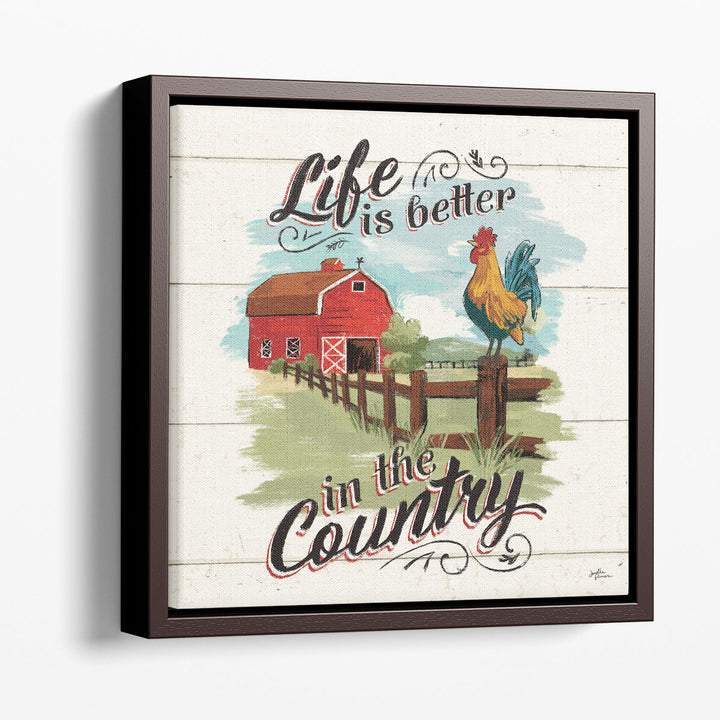 Farm Life III- Canvas Print Wall Art