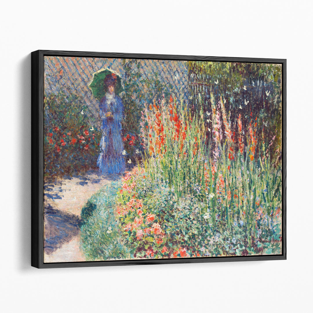 Rounded Flower Bed, 1876 - Canvas Print Wall Art