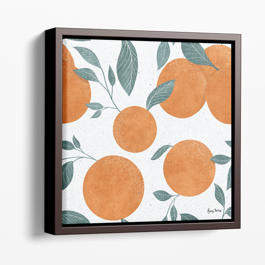 Modern Cocktail Prints – cocktail pattern with orange twist
