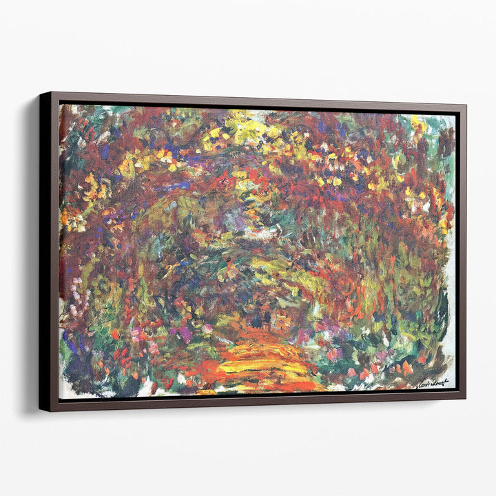 Path under the Rose Trellises, Giverny, 1920 - 1922 - Canvas Print Wall Art