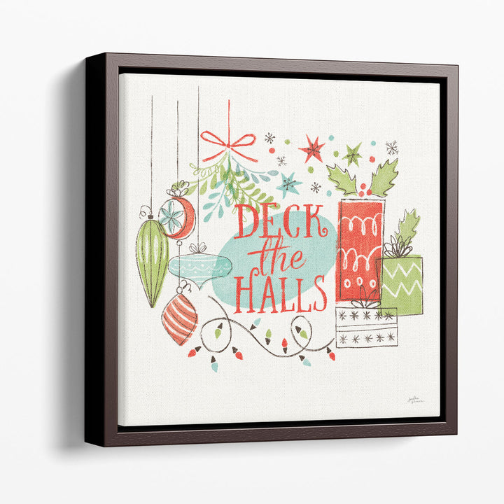 Vintage Typography Wall Painting with festive script letters