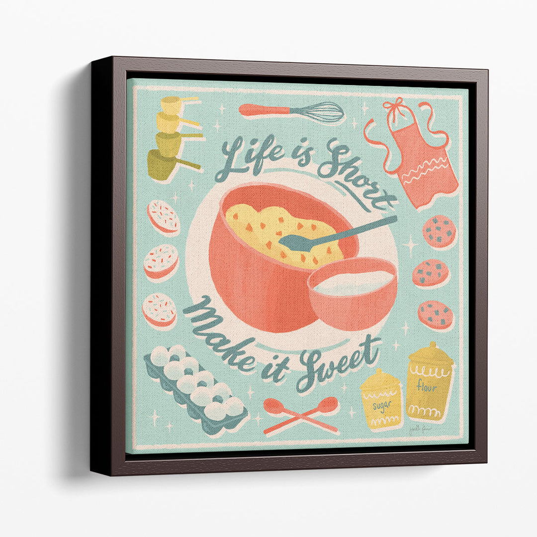 Modern Typography Wall Art – bold culinary quote script