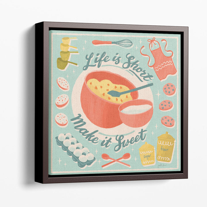 Modern Typography Wall Art – bold culinary quote script