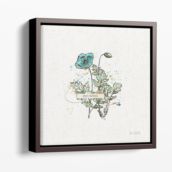 Thoughtful Blooms II Curious - Canvas Print Wall Art