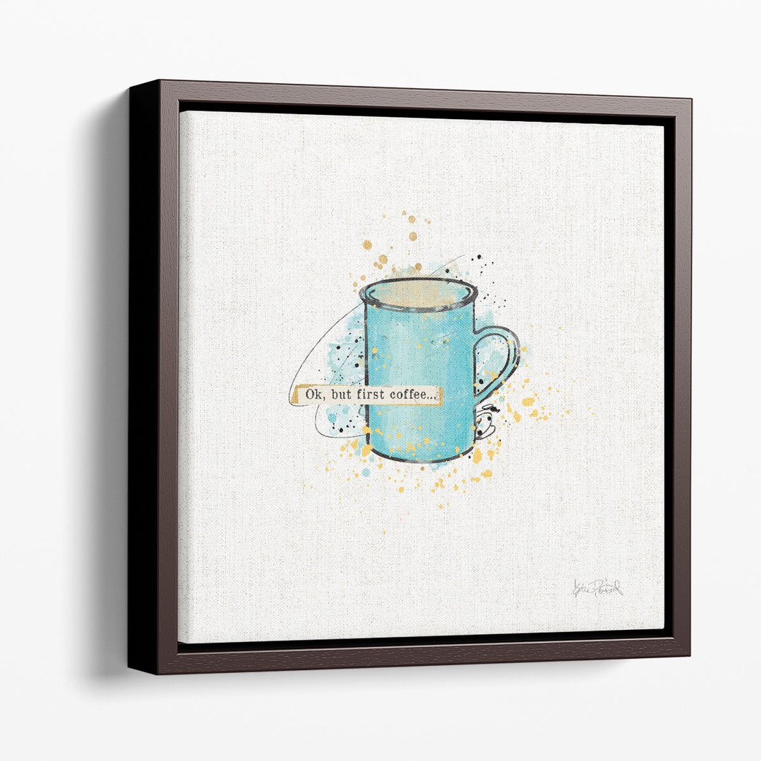 Typography Wall Art modern coffee script design