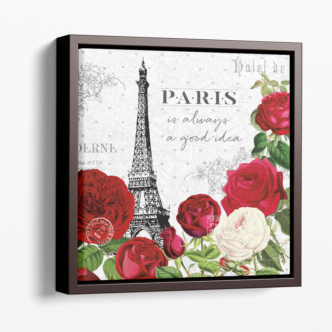 Rouge Paris II - Canvas Print Wall Art