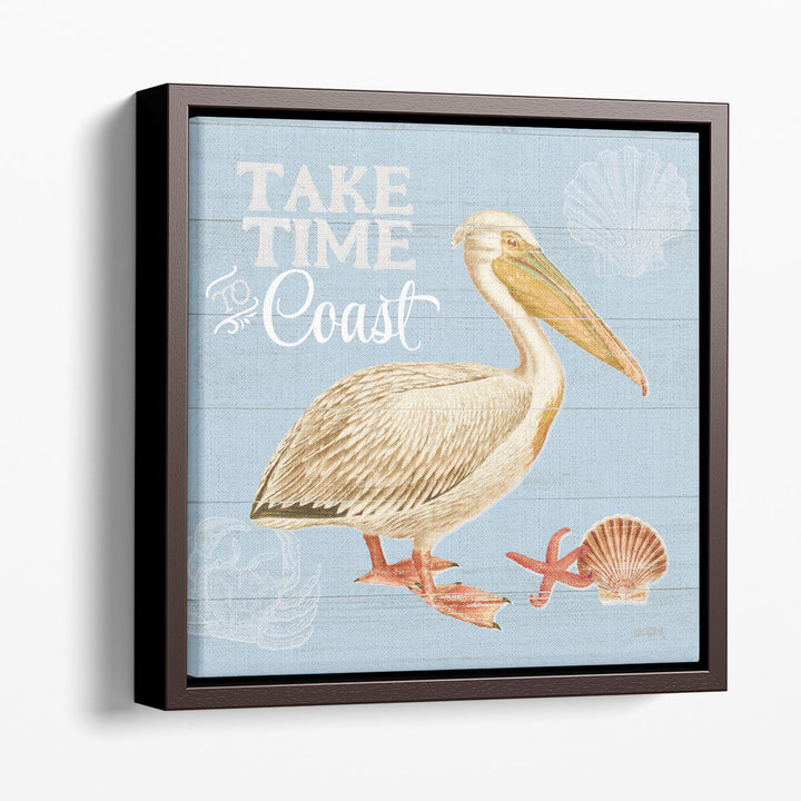 Bayside I Blue - Canvas Print Wall Art