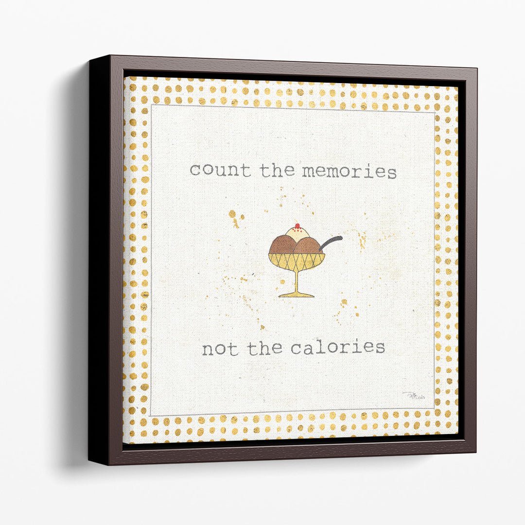 Dessert Typography Wall Art ice cream quote