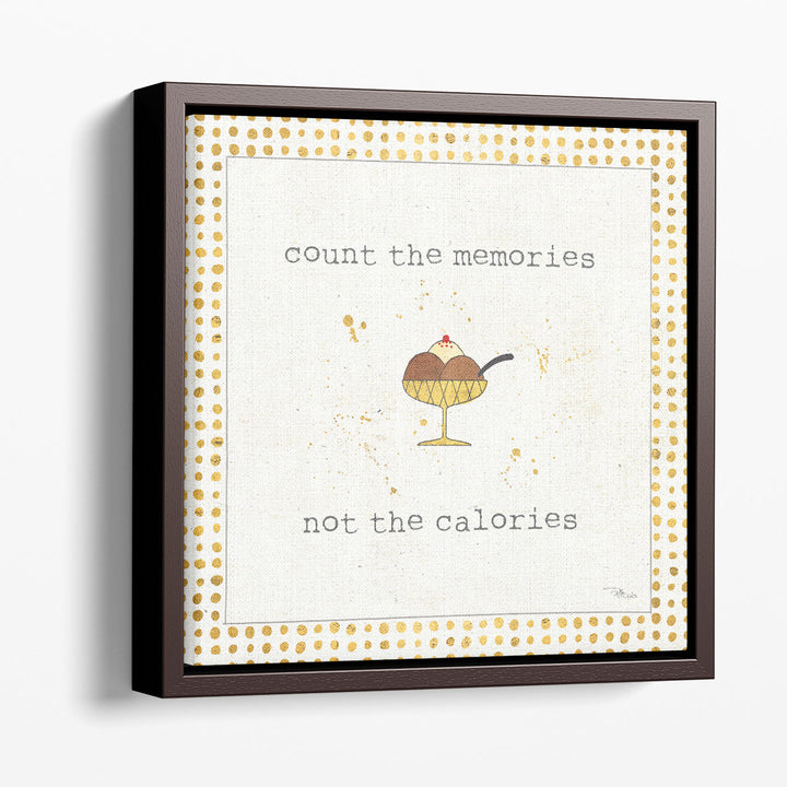 Dessert Typography Wall Art ice cream quote