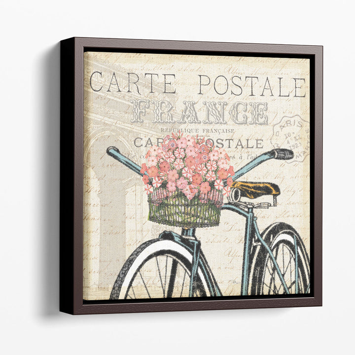 Bicycle Travel Prints vintage map and bike overlay