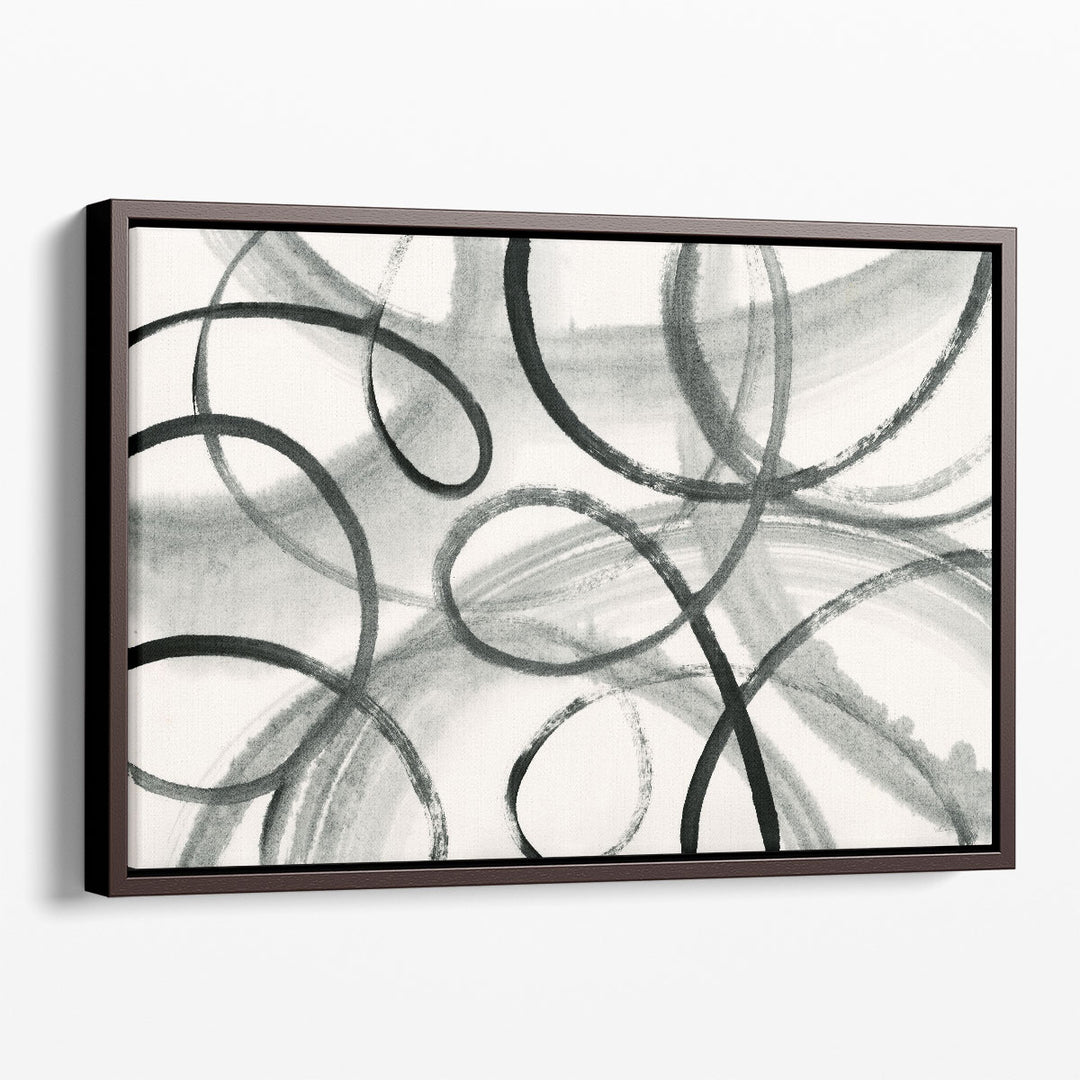 Abstract Line Wall Art curvy linear composition