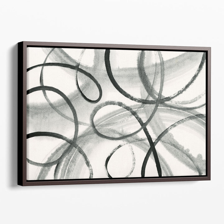 Abstract Line Wall Art curvy linear composition