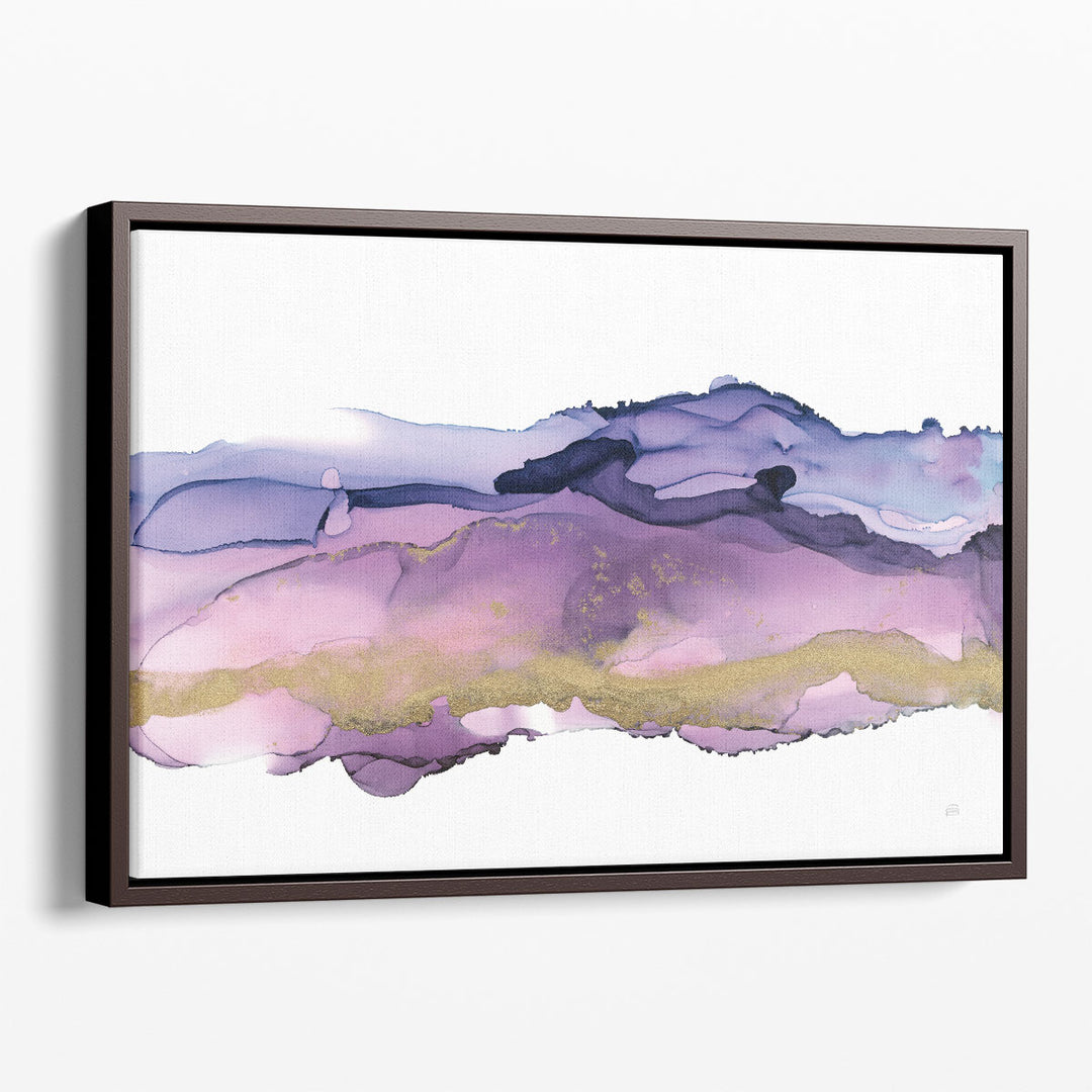 Abstract Wall Decor – flowing watercolor in coastal tones
