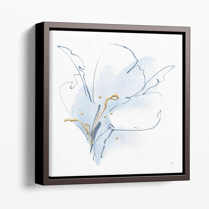 Framed Floral Wall Art delicate blossom composition