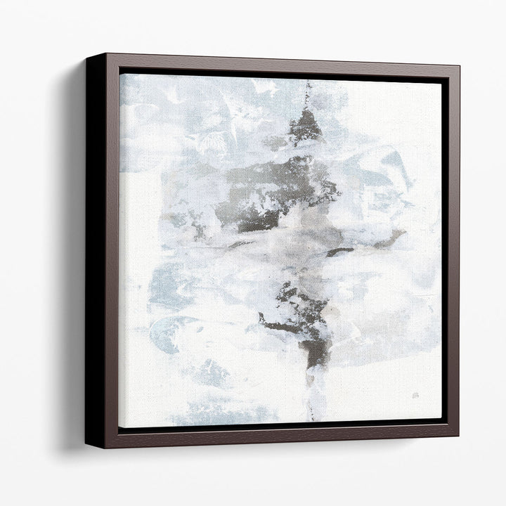 Layered Thinking I with Blue - Canvas Print Wall Art