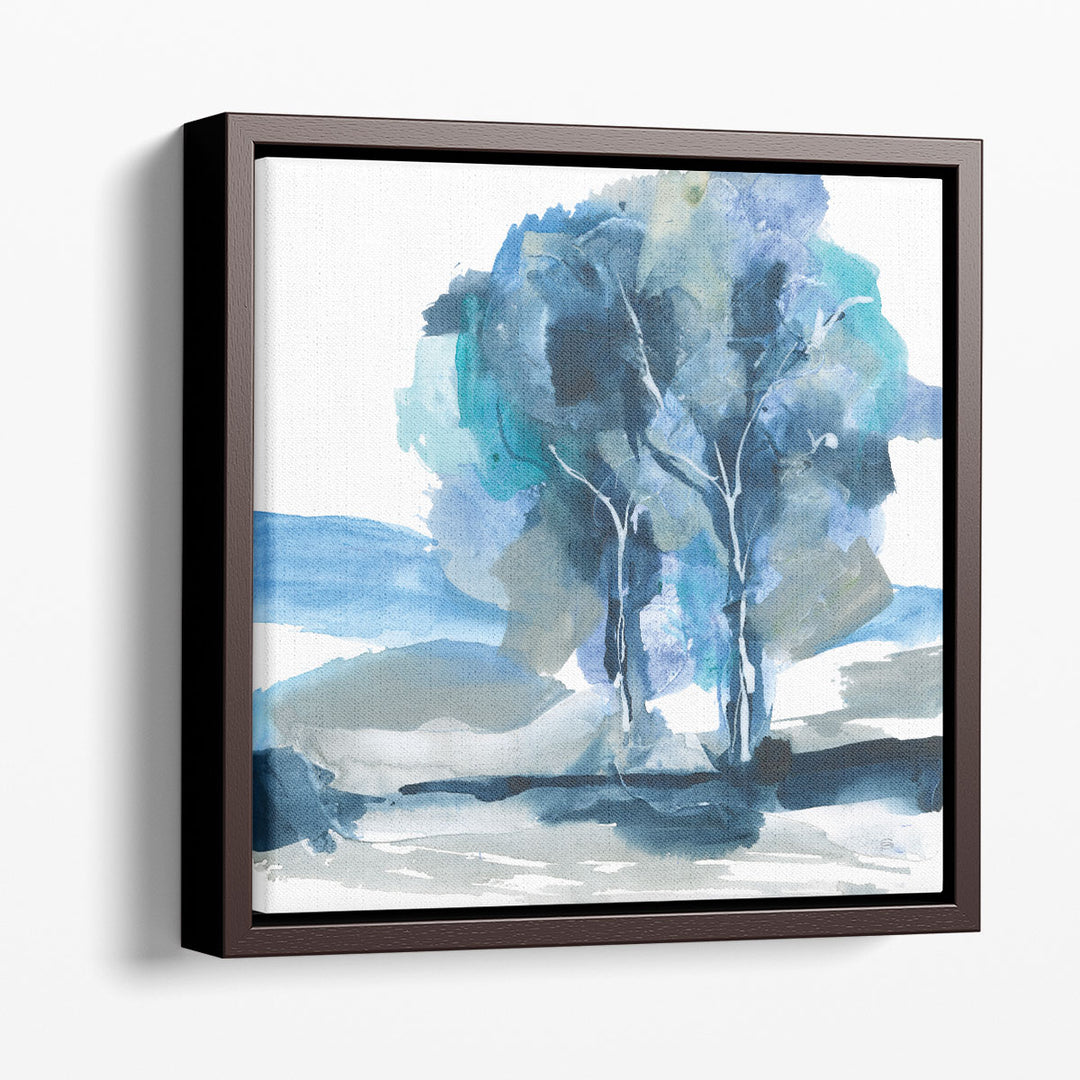 Blue Impasto III - Canvas Print Wall Art