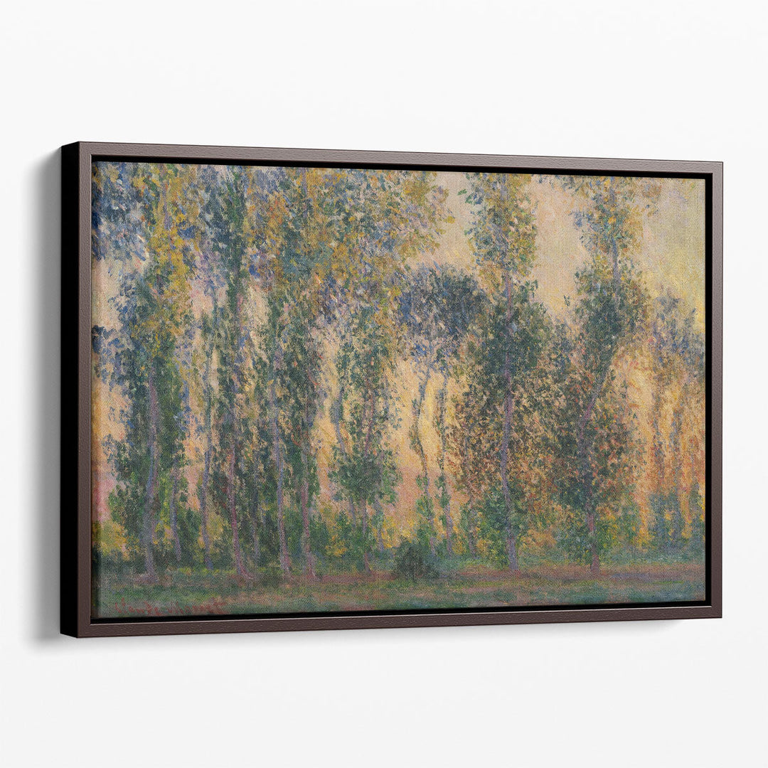 Poplars at Giverny, Sunrise, 1888 - Canvas Print Wall Art