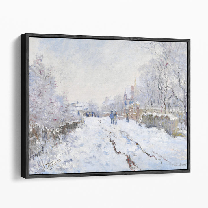 Snow at Argenteuil, 1874-1875 - Canvas Print Wall Art