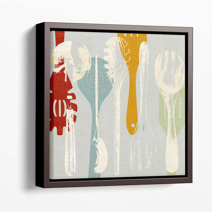 Modern Still Life Prints crisp utensil arrangement