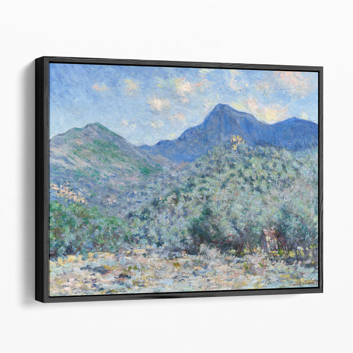 Scenic landscape art prints with greenery and sky