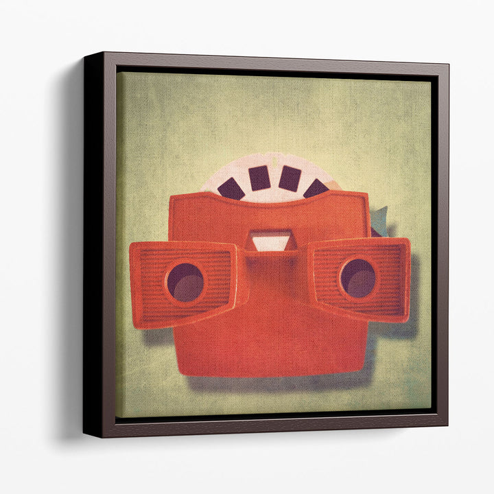 Classic vintage canvas wall art nostalgic scene