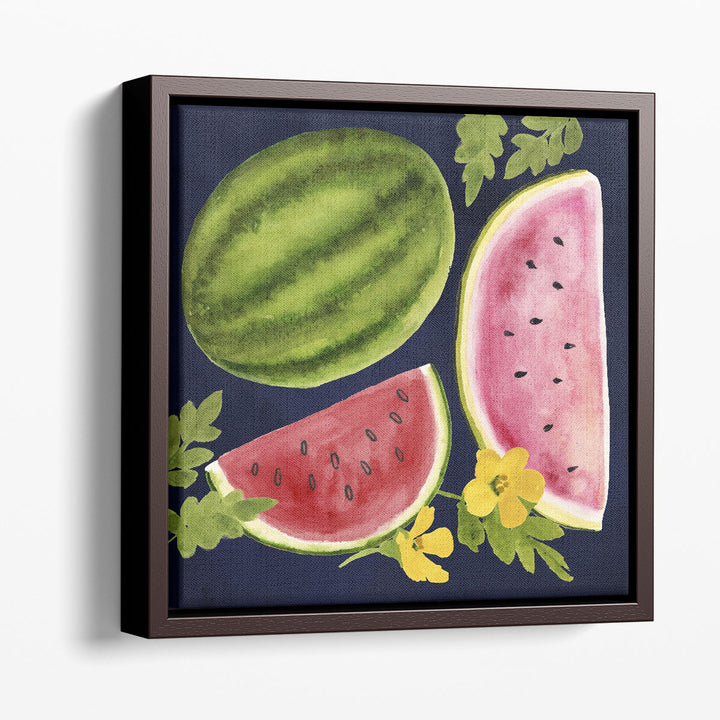 Still Life Watercolor Prints – soft watermelon watercolor detail