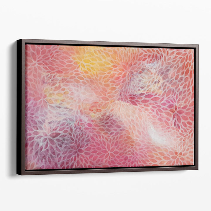 abstract art prints – soft pink brushstrokes