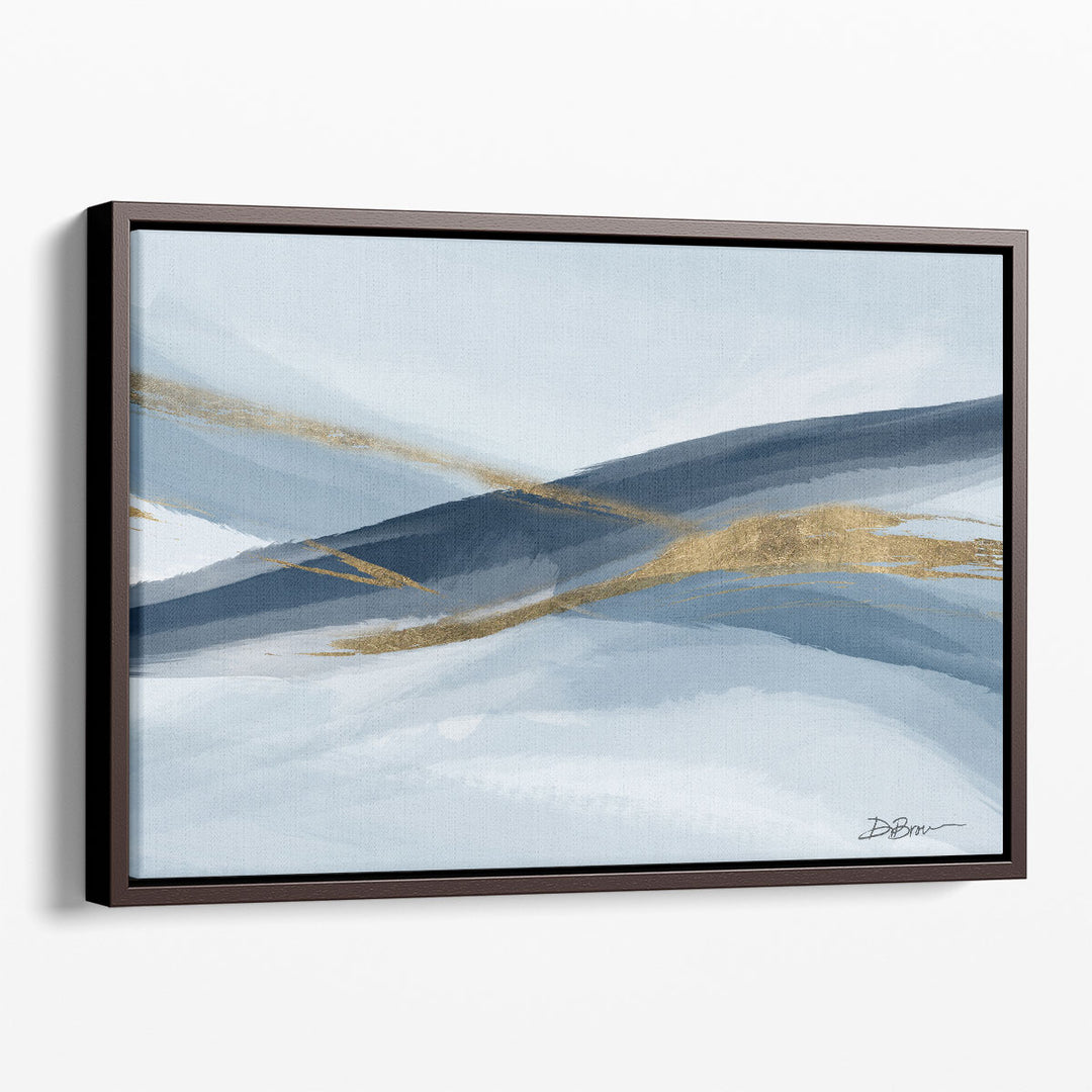 Marble Wall Decor – modern navy abstract marble print