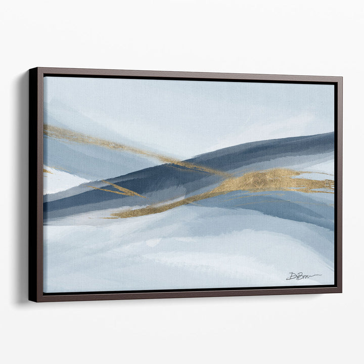 Marble Wall Decor – modern navy abstract marble print