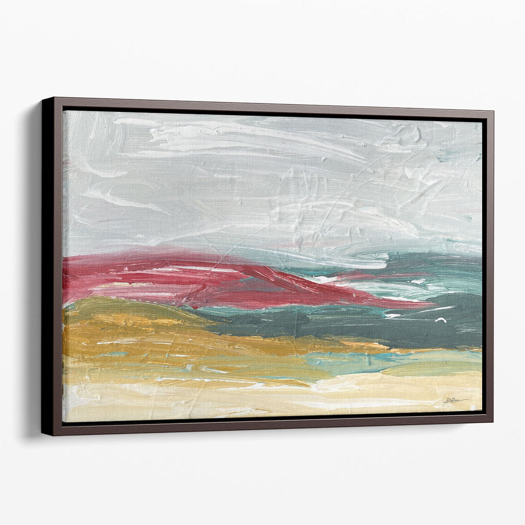 Big impressionist art prints textured bedroom decor