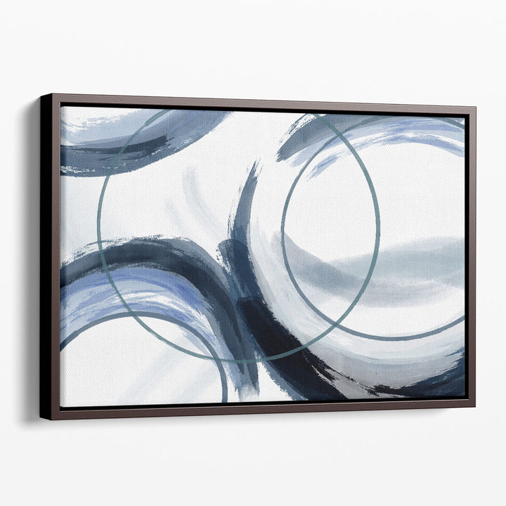 Geometric wall decor with clean circular design