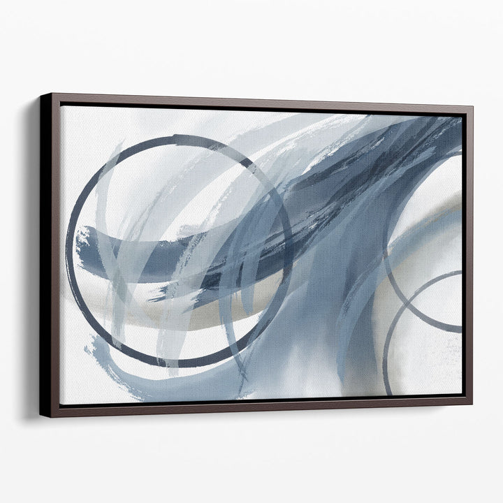 Framed Canvas Minimalist Art clean white frame