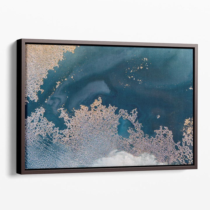 Reef abstract art prints organic pattern