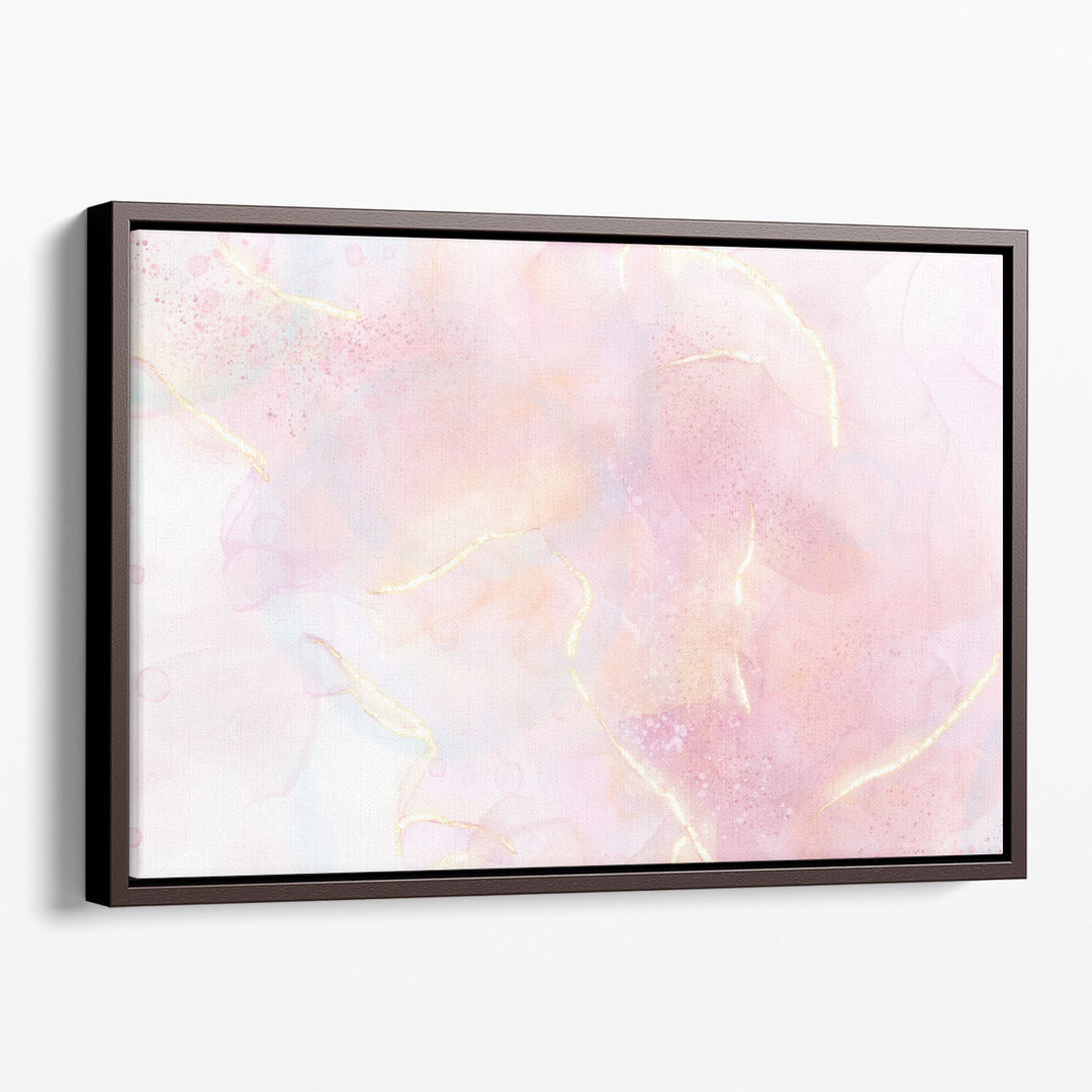 fluid pastel shapes art print