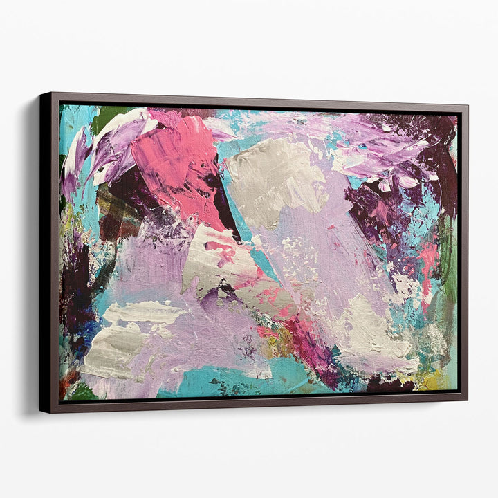 colorful abstract art bold brushstroke pattern