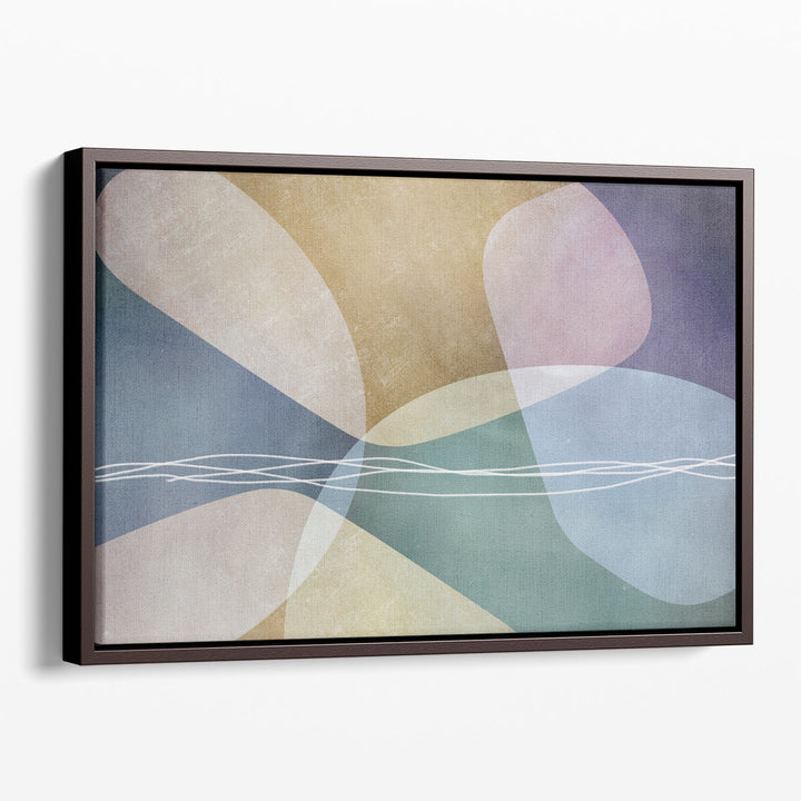 geometric canvas art crisp triangular pattern