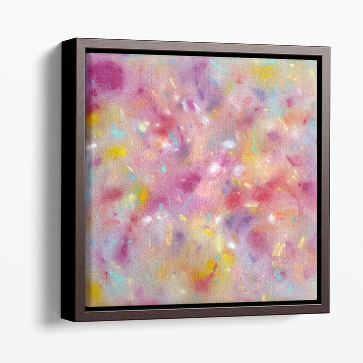 Abstract Canvas Art layered textured design