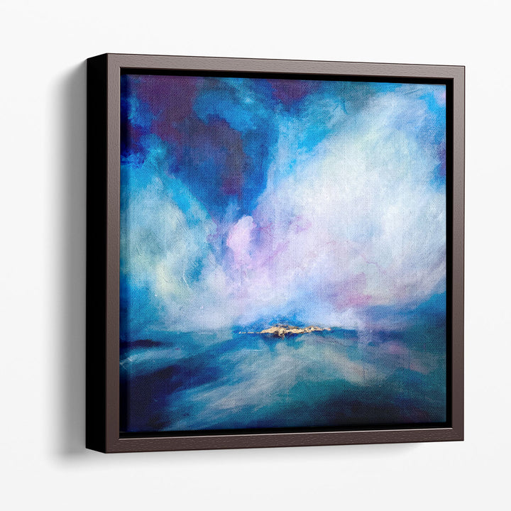 24x24 Abstract Artwork for Living Room textured strokes
